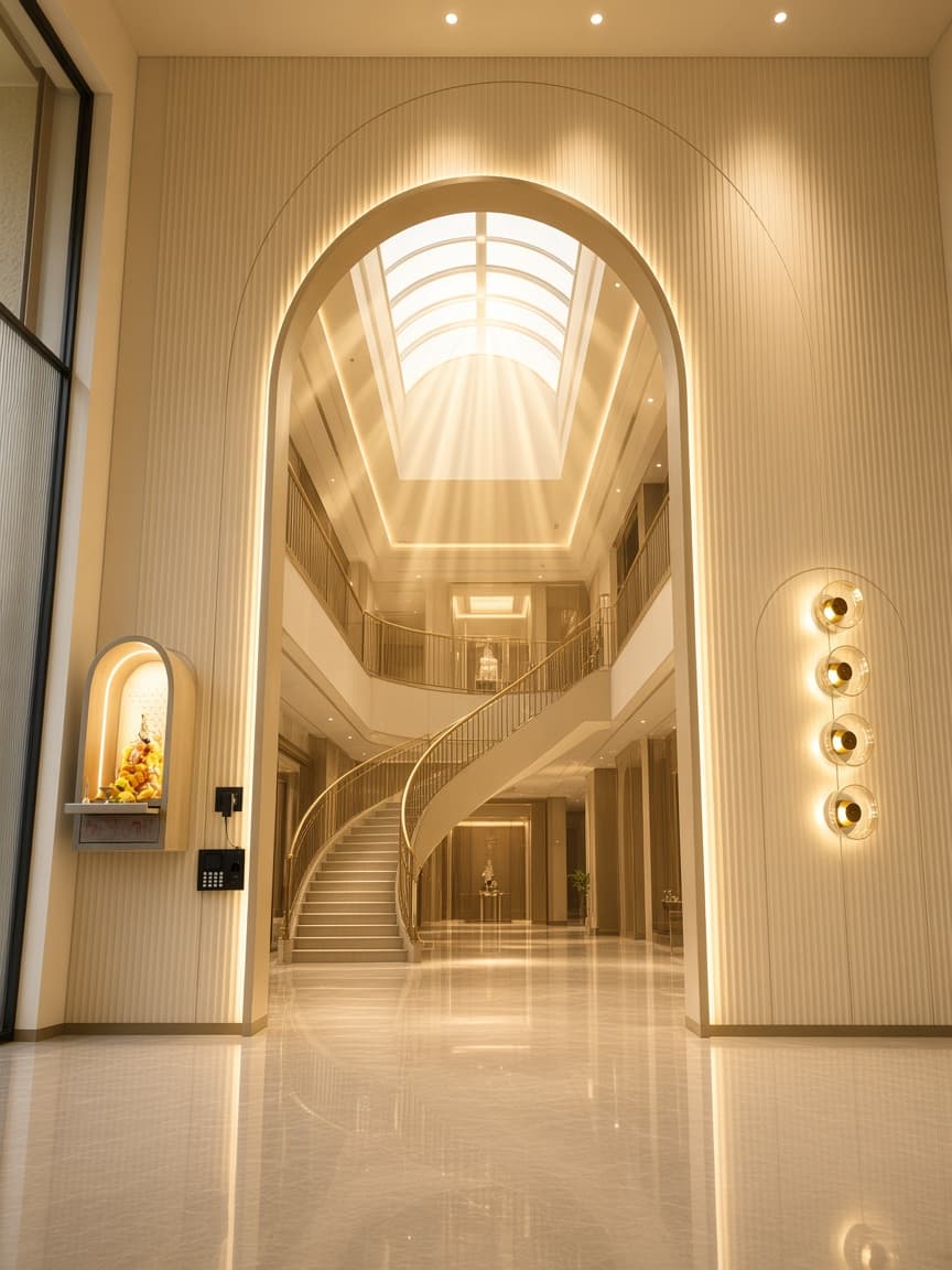 Renil Groups atrium — vision matched with architectural execution